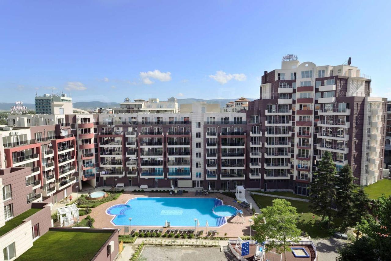 Admiral Plaza C52 Studio Sunny Beach Exterior foto